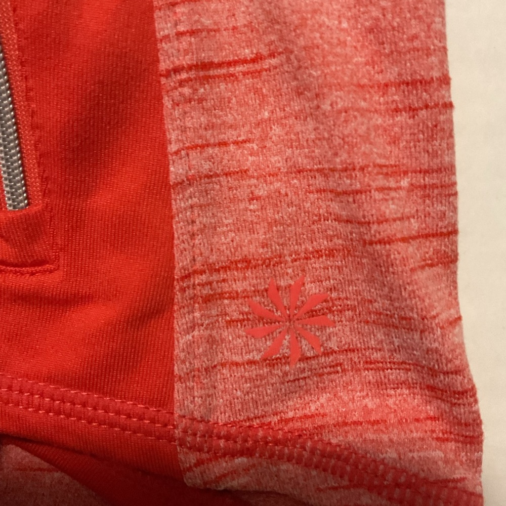 Athleta Women’s Half Zip Pullover Jacket size XS Orange - Picture 9 of 12